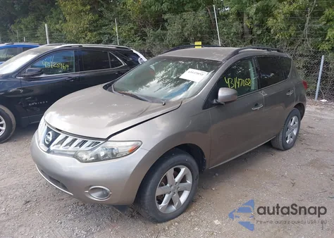 2010 Nissan Murano Sl z USA, uszkodzony, nr VIN JN8AZ1MW8AW100526